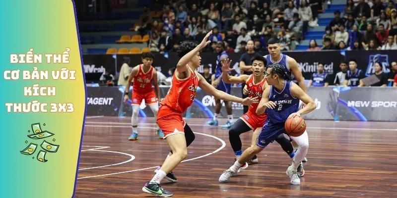 Kích Thước Sân Bóng Rổ - Tiêu Chuẩn Mới Nhất Hiện Nay 5 Biến thể cơ bản với kích thước 3x3