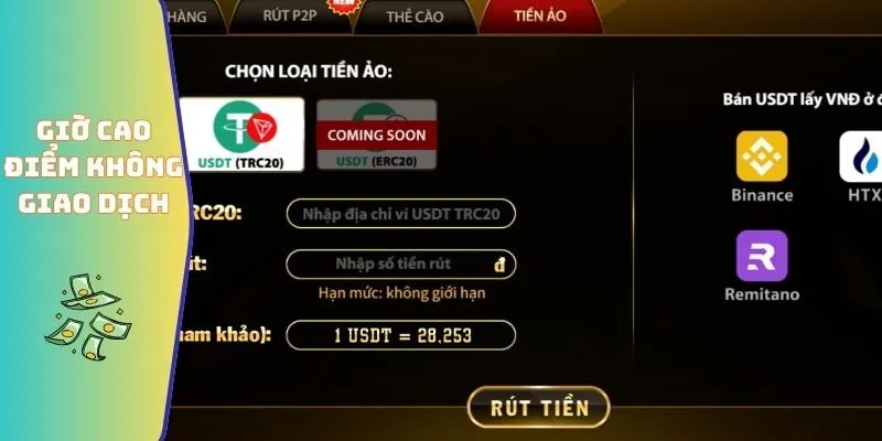 Giờ cao điểm không giao dịch