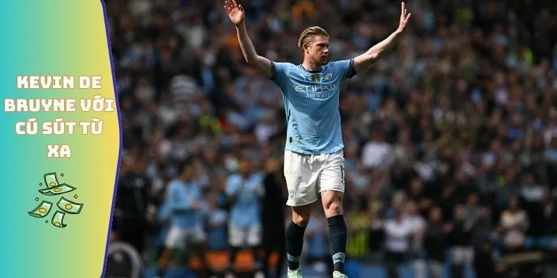 Số Liệu Thống Kê Về Kevin De Bruyne Dưới Thời Pep Guardiola 3 Kevin De Bruyne với cú sút từ xa