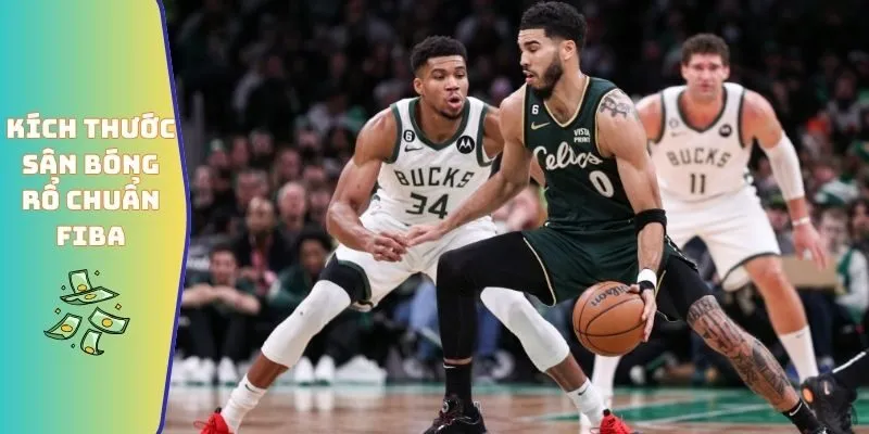 Kích Thước Sân Bóng Rổ - Tiêu Chuẩn Mới Nhất Hiện Nay 2 Kích thước sân bóng rổ chuẩn FIBA