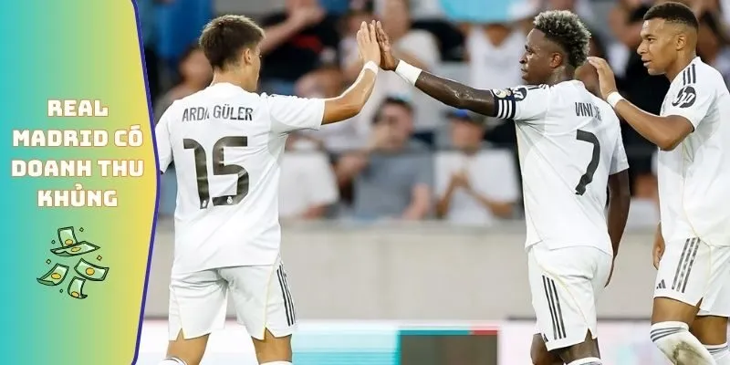 Real Madrid có doanh thu khủng
