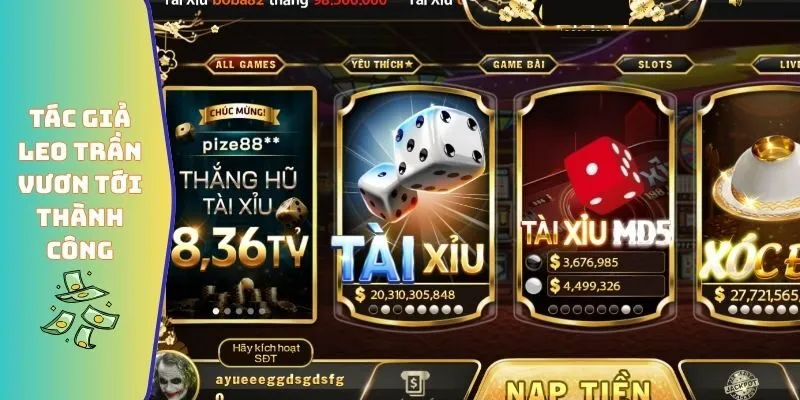 Tác giả Leo Trần vươn tới thành công